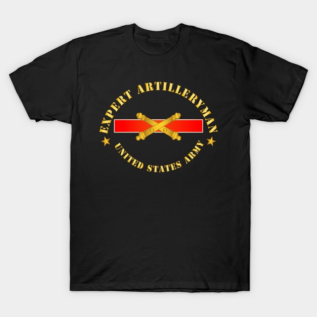 Expert Artilleryman Badge T-Shirt by twix123844